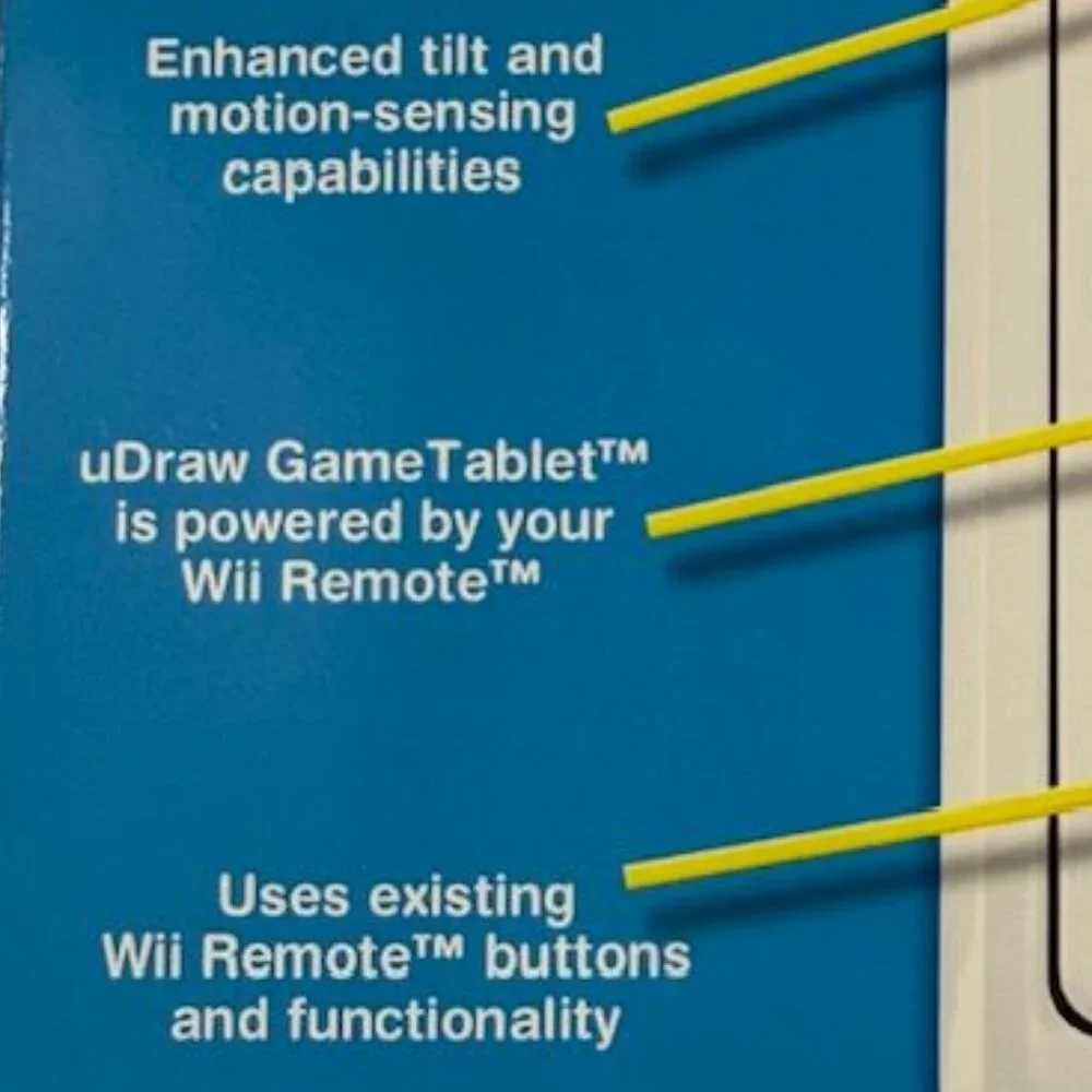 Wii UDraw Game Table +UDraw Studio + Wii UDraw Pictionary Set